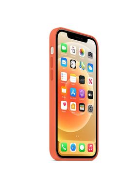 Чохол силіконовий soft-touch ARM Silicone Case для iPhone 12/12 Pro помаранчевий Orange фото