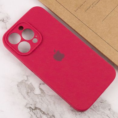 Чохол Silicone Case Full Camera Protective AA для Apple iPhone 13 Pro Rose Red фото