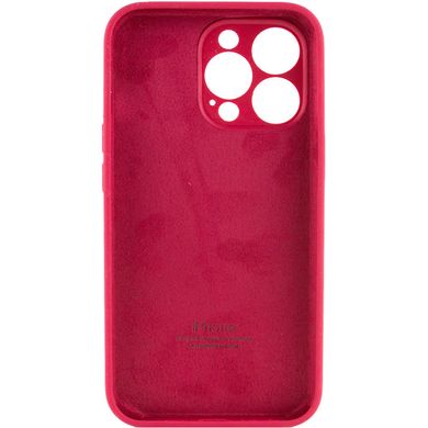 Чохол Silicone Case Full Camera Protective AA для Apple iPhone 13 Pro Rose Red фото