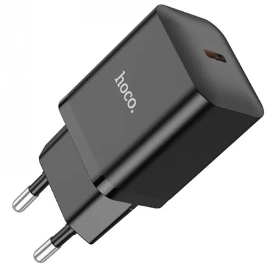 Мережевий зарядний пристрій Hoco N27 20W Type-C Black фото