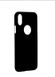 Чехол пластиковый с прорезями и вырезом для iPhone X/Xs black фото
