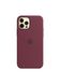 Чехол силиконовый soft-touch Apple Silicone case with Mag Safe для iPhone 12/12 Pro красный Plum