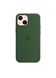 Чохол силіконовий soft-touch Apple Silicone case with MagSafe для iPhone 13 зелений Clover
