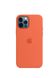 Чохол силіконовий soft-touch ARM Silicone Case для iPhone 12/12 Pro помаранчевий Orange