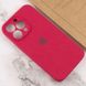 Чехол Silicone Case Full Camera Protective AA для Apple iPhone 13 Pro Rose Red