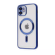 Чехол Metal Matte Case with MagSafe iPhone 12 Midnight Blue