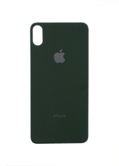Скло захисне на задню панель кольорове глянсове для iPhone Xs Max Dark Green фото