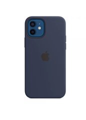 Чехол силиконовый soft-touch ARM Silicone Case для iPhone 12/12 Pro синий Deep Navy фото