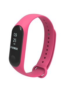 Ремешок силиконовый для Xiaomi mi band 3 pink фото