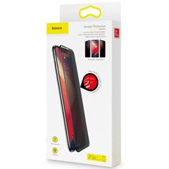 Защитное стекло Baseus (OR) Curved-Screen Tempered Glass with Crack-Resistant iPhone XR (SGAPIPH61-PE01) Black (0.23mm) фото