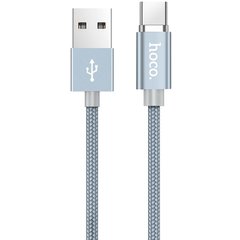 Кабель USB to USB Type-C Hoco U40A магнітний 1,2 метра сірий Grey фото