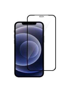 Захисне скло для iPhone 12 Pro AmazingThing 3D Ex Bullet с черной рамкой Black фото