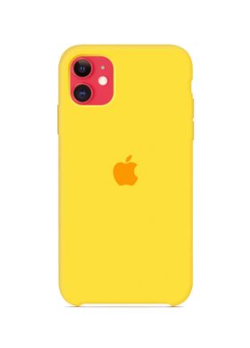 Чохол силіконовий soft-touch ARM Silicone Case для iPhone 11 жовтий Yellow фото