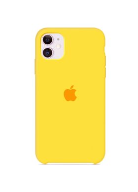 Чохол силіконовий soft-touch ARM Silicone Case для iPhone 11 жовтий Yellow фото