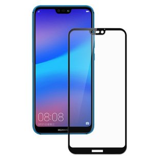 Защитное стекло 3D для Huawei P20 Lite black фото