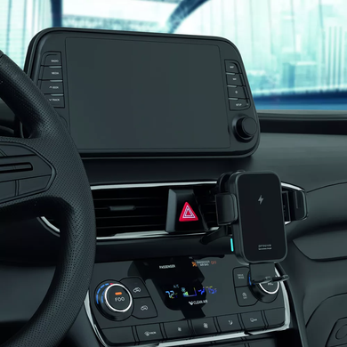 Автомобільний тримач з Бездротовим ЗП Proove Triple Clamp 15W фото
