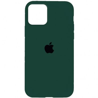 Чехол силиконовый soft-touch ARM Silicone Case для iPhone 12/12 Pro зеленый Forest Green фото