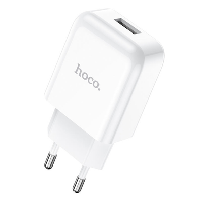 Мережевий зарядний пристрій Hoco N2 USB White фото
