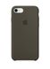 Чохол силіконовий soft-touch ARM Silicone Case для iPhone 5 / 5s / SE сірий Dark Olive фото