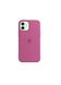 Чехол силиконовый soft-touch ARM Silicone Case для iPhone 12/12 Pro розовый Dragon Fruit фото