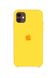 Чохол силіконовий soft-touch ARM Silicone Case для iPhone 11 жовтий Yellow