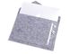 Фетровый чехол-конверт Gmakin для Macbook New Air 13 (2018-2020) серый+черный (GM13-13New) Gray+Black