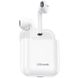 Навушники бездротові вакуумні Usams LQ Series Bluetooth з мікрофоном білі White (US-LQ001)
