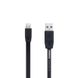 USB Cable Remax (OR) Full Speed RC-001i Lightning Black 1m (5-010)