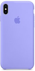Чохол силіконовий soft-touch ARM Silicone case для iPhone X / Xs фіолетовий Pale Purple фото