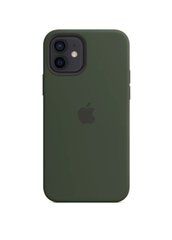 Чехол силиконовый soft-touch ARM Silicone Case для iPhone 12/12 Pro зеленый Cyprus Green фото