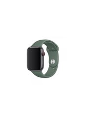 Ремінець Sport Band для Apple Watch 38 / 40mm силіконовий зелений спортивний size (s) ARM Series6 5 4 3 2 1 Pine Green фото