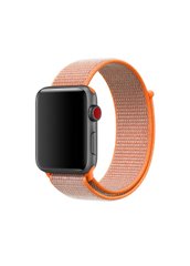 Ремінець Sport loop для Apple Watch 42 / 44mm нейлоновий помаранчевий спортивний ARM Series 6 5 4 3 2 1 Spicy Orange фото