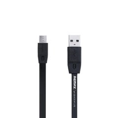 USB Cable Remax (OR) Full Speed RC-001m microUSB Black 1m (5-011) фото