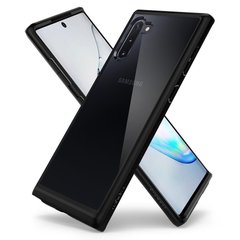 Чехол противоударный Spigen Original Ultra Hybrid для Samsung Galaxy Note 10 черный ТПУ+стекло Matte Black фото