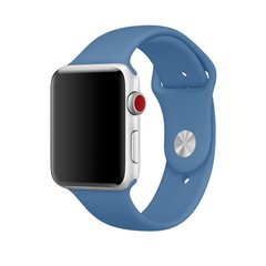 Ремешок Sport Band для Apple Watch 38/40mm силиконовый синий спортивный ARM Series 6 5 4 3 2 1 Azure фото