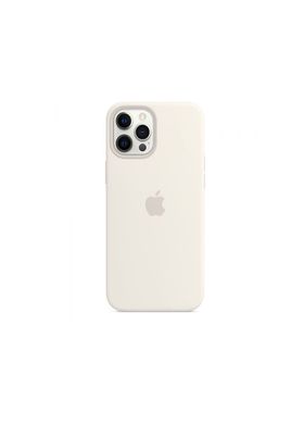Чехол силиконовый soft-touch Apple Silicone case для iPhone 12 Pro Max белый White фото