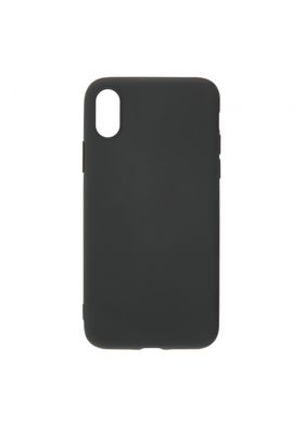 Чехол силиконовый для iPhone X/Xs black фото