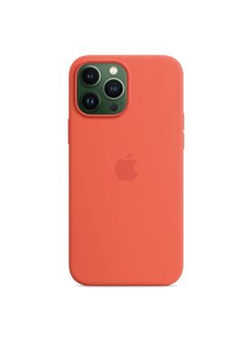 Чехол силиконовый soft-touch Apple Silicone case для with MagSafe iPhone 13 Pro оранжевый Nectarine фото