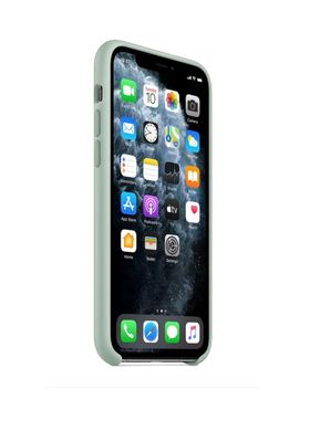 Чохол силіконовий soft-touch Apple Silicone case для iPhone 11 м'ятний Beryl фото