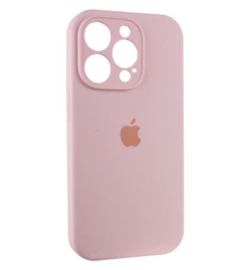 Чохол Silicone Case Full Camera Protective (AA) для Apple iPhone 15 Pro (Рожевий / Pink Sand) фото