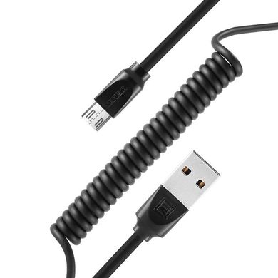 USB Cable Remax (OR) Radiance Pro Spring RC-117m MicroUSB Black фото