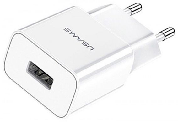 Сетевое зарядное устройство USB Usams T11 US-CC060 2.1A White фото