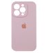 Чохол Silicone Case Full Camera Protective (AA) для Apple iPhone 15 Pro (Рожевий / Pink Sand)