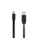 Кабель Micro-USB to USB Remax RC-001m 1 метр чорний Black
