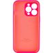 Чохол Silicone Case Full Camera Protective AA для Apple iPhone 15 Pro Barbie Pink