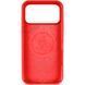 Чохол Silicone Case Full Protective AA with MagSafe для Apple iPhone 17 Pro Max Red