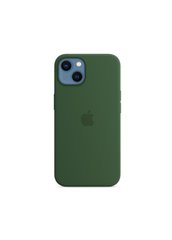 Чехол силиконовый soft-touch Apple Silicone case для iPhone 13 зеленый Clover фото
