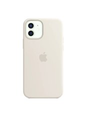 Чехол силиконовый soft-touch ARM Silicone Case для iPhone 12/12 Pro белый Antique White фото