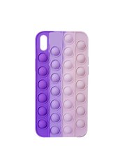 Чехол силиконовый Pop-it Case для iPhone Xs Max фиолетовый Purple фото