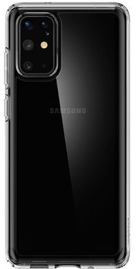 Чехол противоударный Spigen Original Crystal Hybrid для Samsung Galaxy S20 Plus силиконовый прозрачный Crystal Clear фото